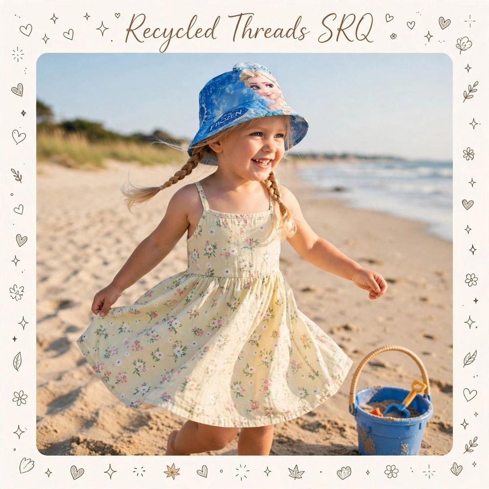 Disney Frozen Elsa Blue Kids Bucket Hat